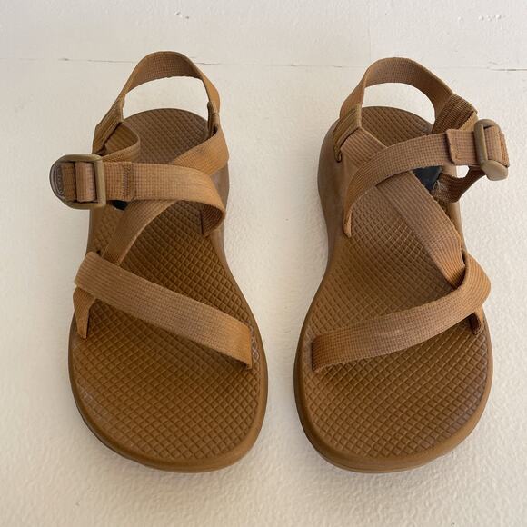 CHACO Z/1 Monochrome Brown Outdoor Sandal Womens 9 / Hiking Camping Water Shoes - Picture 4 of 10